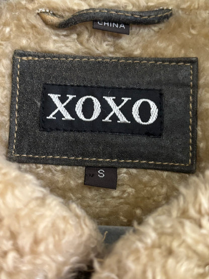 Xoxo Fur Lined Leather Jacket | Size S