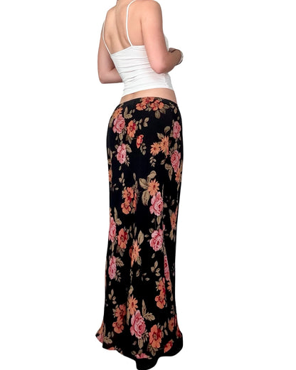 Adriana Papéll 90's 100% Silk Skirt | 28" Waist