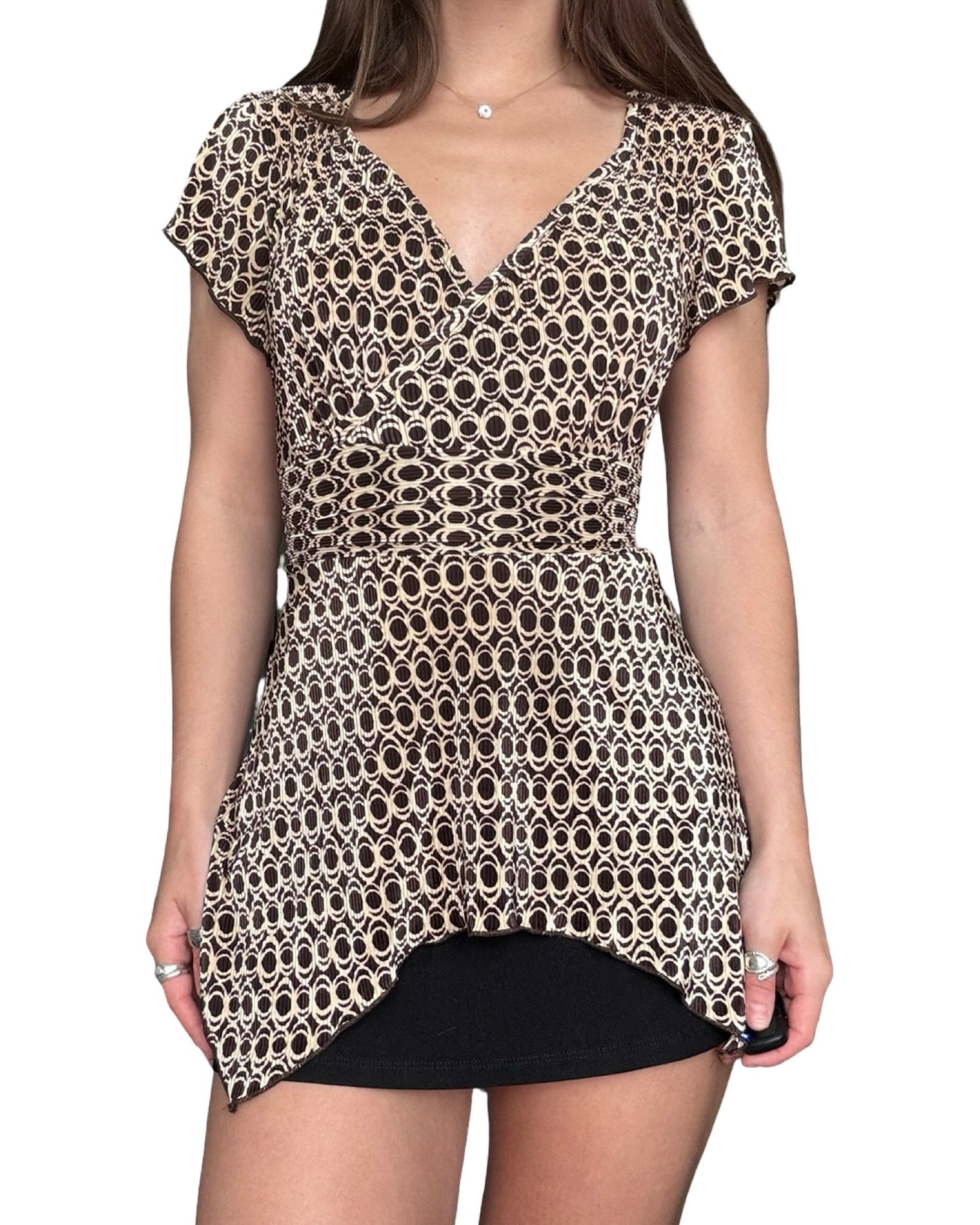 Cocomo 00's Tie Back Top | Size M