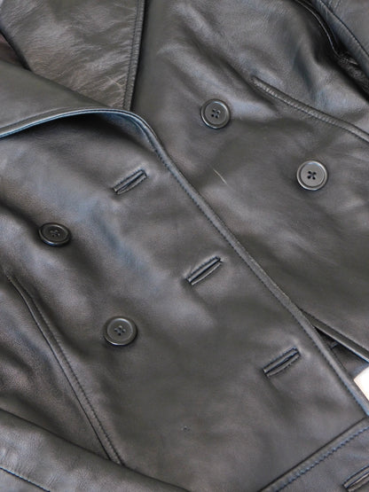Anne Leather Blazer | Size XS
