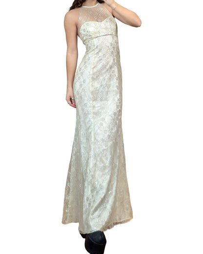 Zum Zum 90's Lace Maxi Dress | Size 7