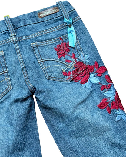 Dollhouse 00's Embroidered Denim | Size 28" Waist