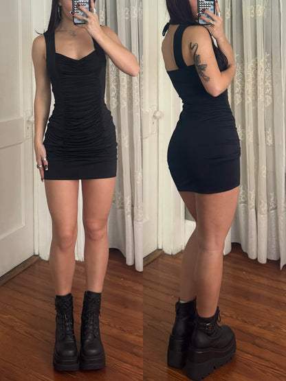 Y2K Ruched Dress | Size M