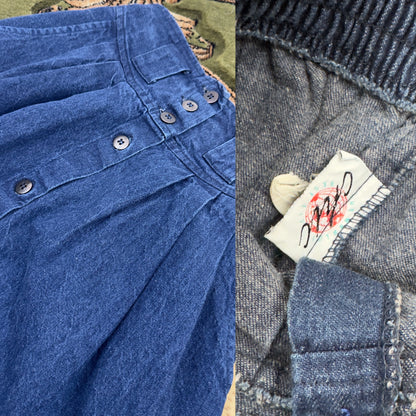 Denim Button Maxi | Size 23” waist
