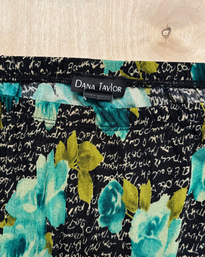 Floral 00’s Midi Skirt | Size 25” waist