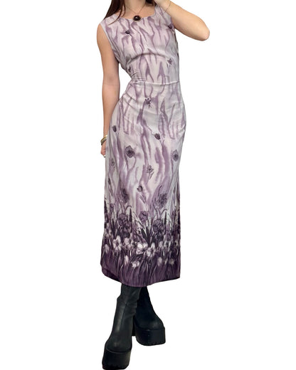 Joanna 90's Tie Back Maxi Dress | Size L