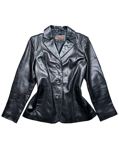 Siena Genuine Leather Blazer | Size M