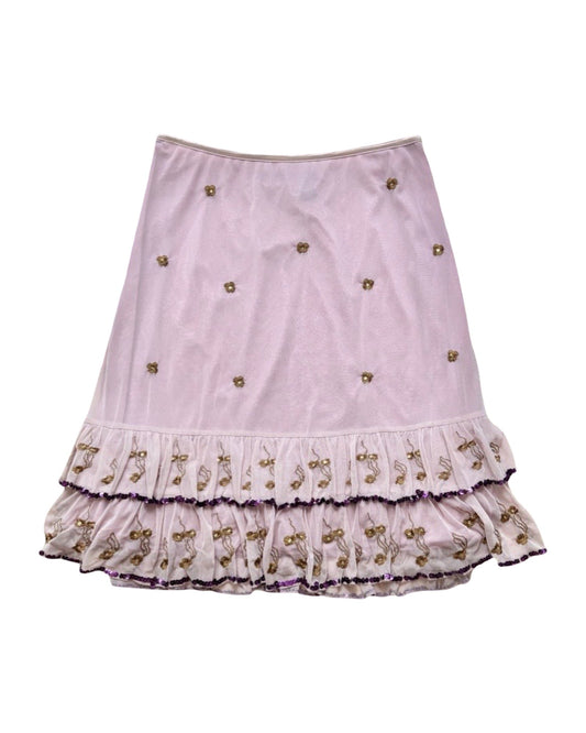 NY&Co Beaded Midi Skirt | Size 34” waist