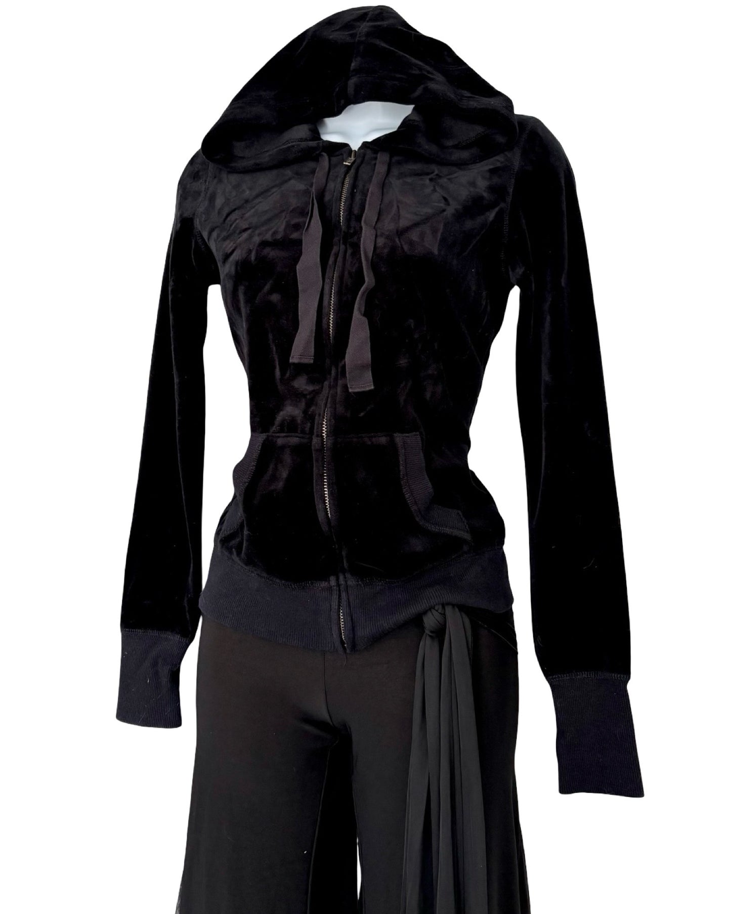 Jenni 00's Velvet Zip Up | Size S