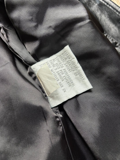 Nine West 90’s Genuine Leather Blazer | Size M