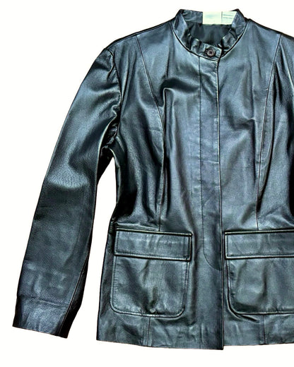 Newport News 90’s Leather Jacket | Size M