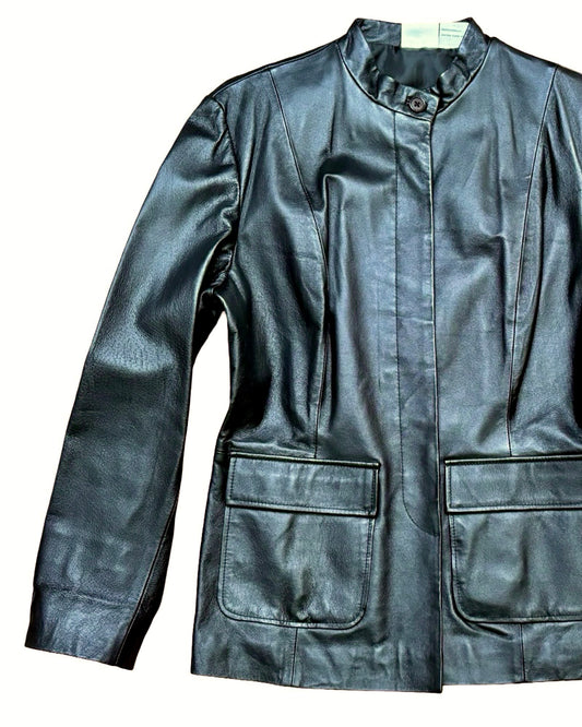 Newport News 90’s Leather Jacket | Size M