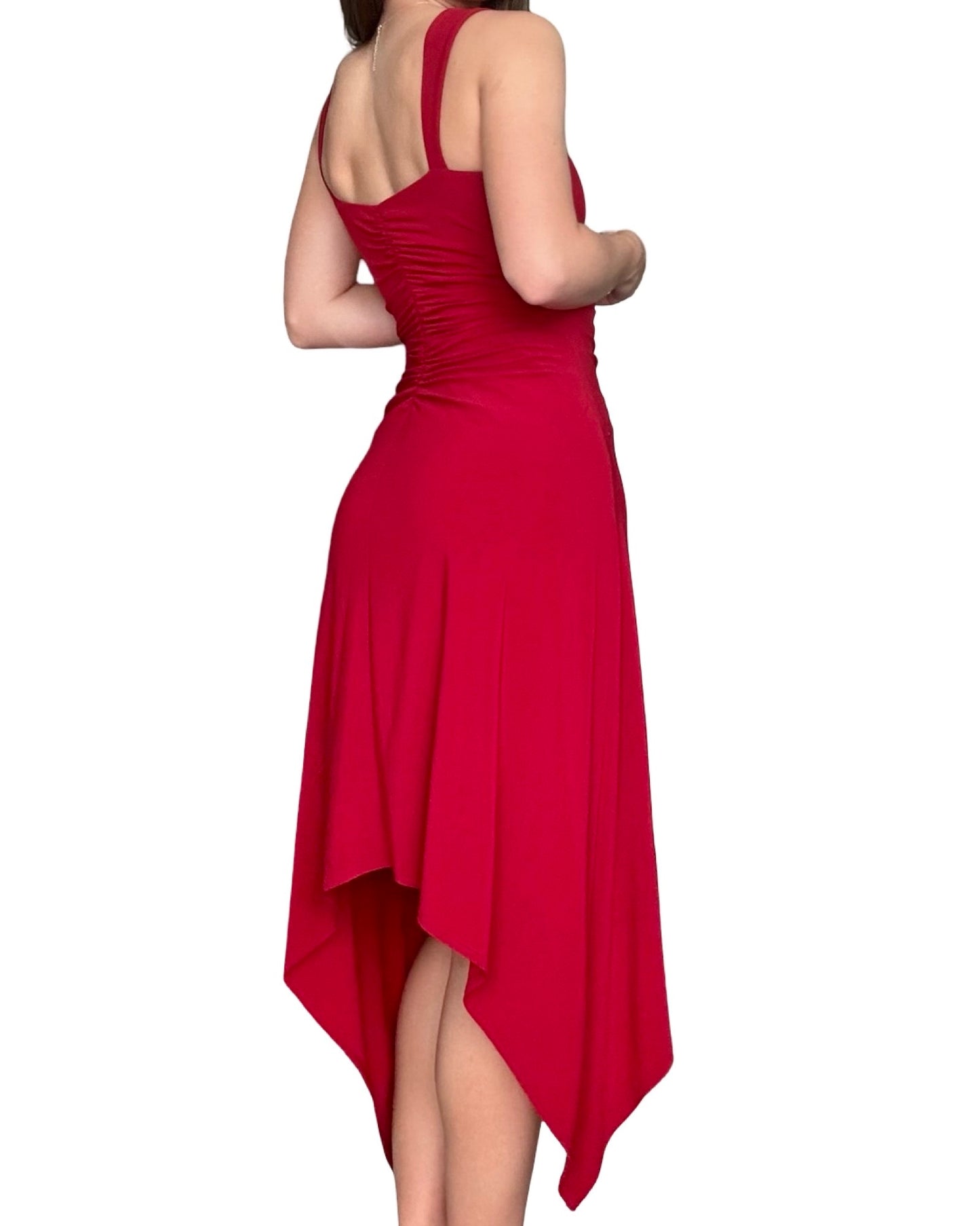 Shelli Segal 00's Ruched Dress | Size XS