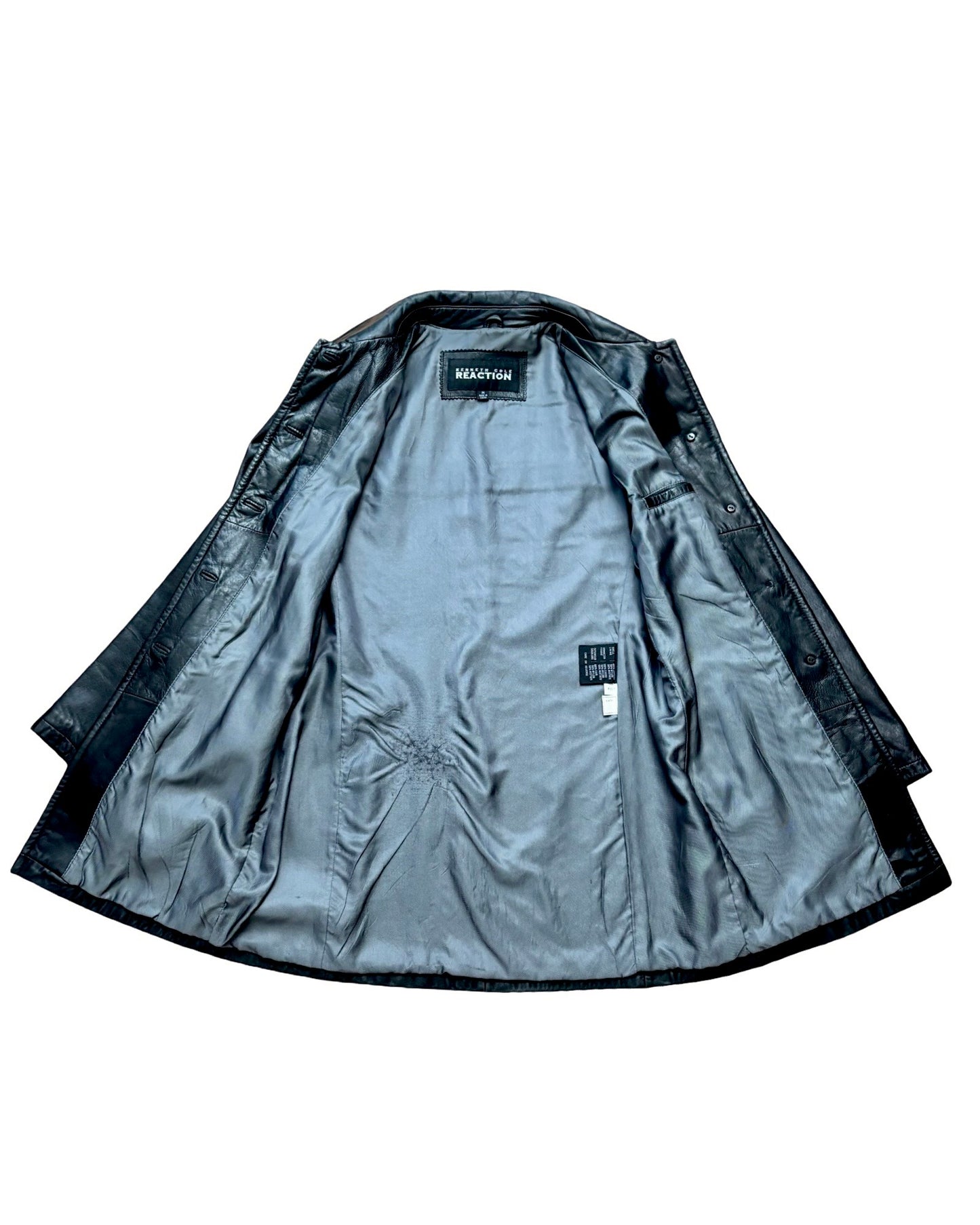 Kenneth Cole 90's Leather Blazer | Size M