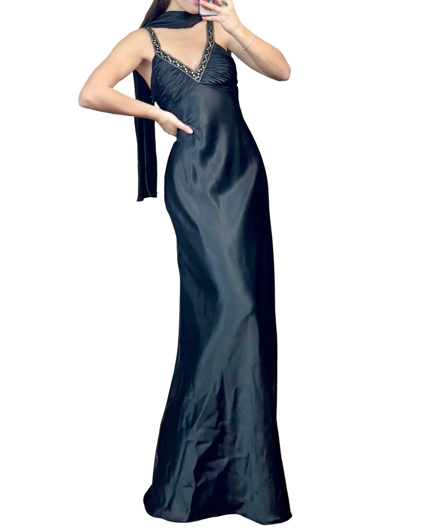 Morgan & Co 00's Beaded Gown | Size 5/6