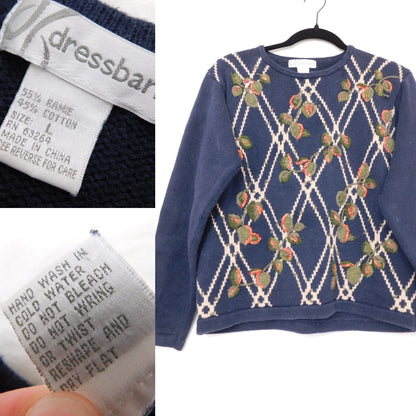 90’s Flower Sweater | Size S