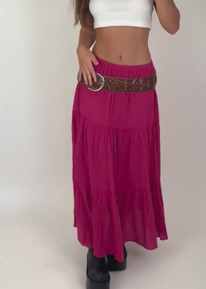 Callie Pink Maxi | Size 27” waist