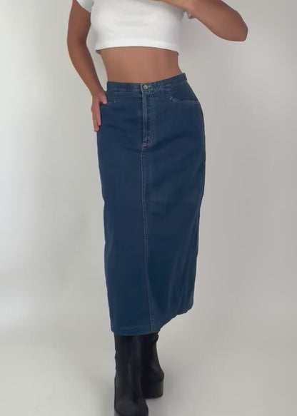 City Blues Denim Maxi | Size 26/27” waist