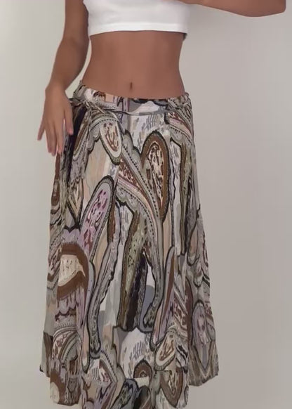 Millie Printed Maxi | Size 28” waist